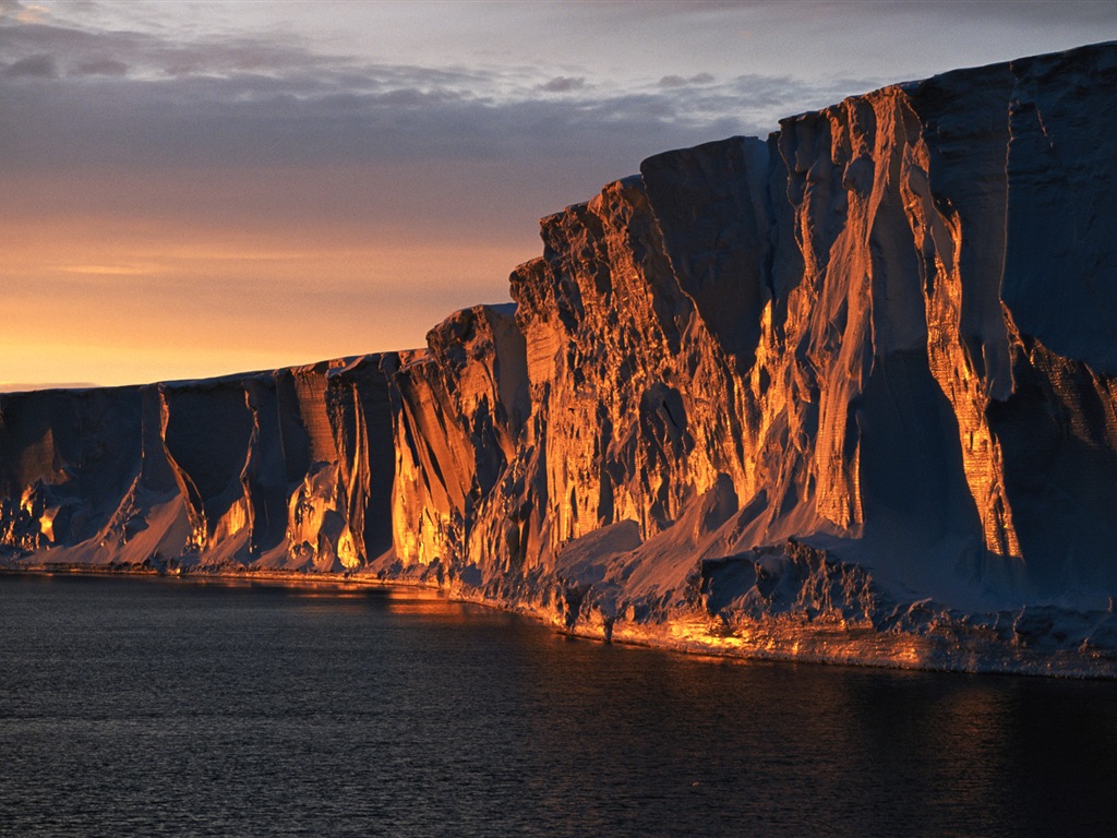 Fonds d'écran Windows 8: l'Antarctique, des paysages de neige, pingouins en Antarctique #2 - 1024x768