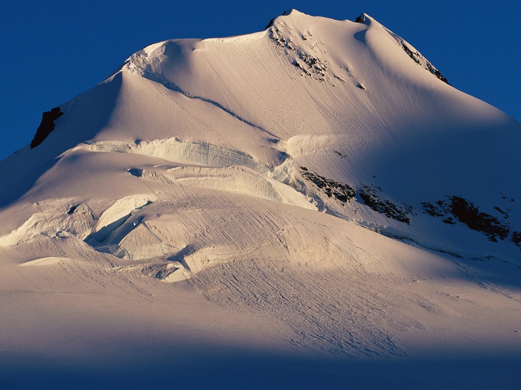 윈도우 8 배경 화면 : 남극, 눈 풍경, 남극 펭귄 #11 - 1024x768