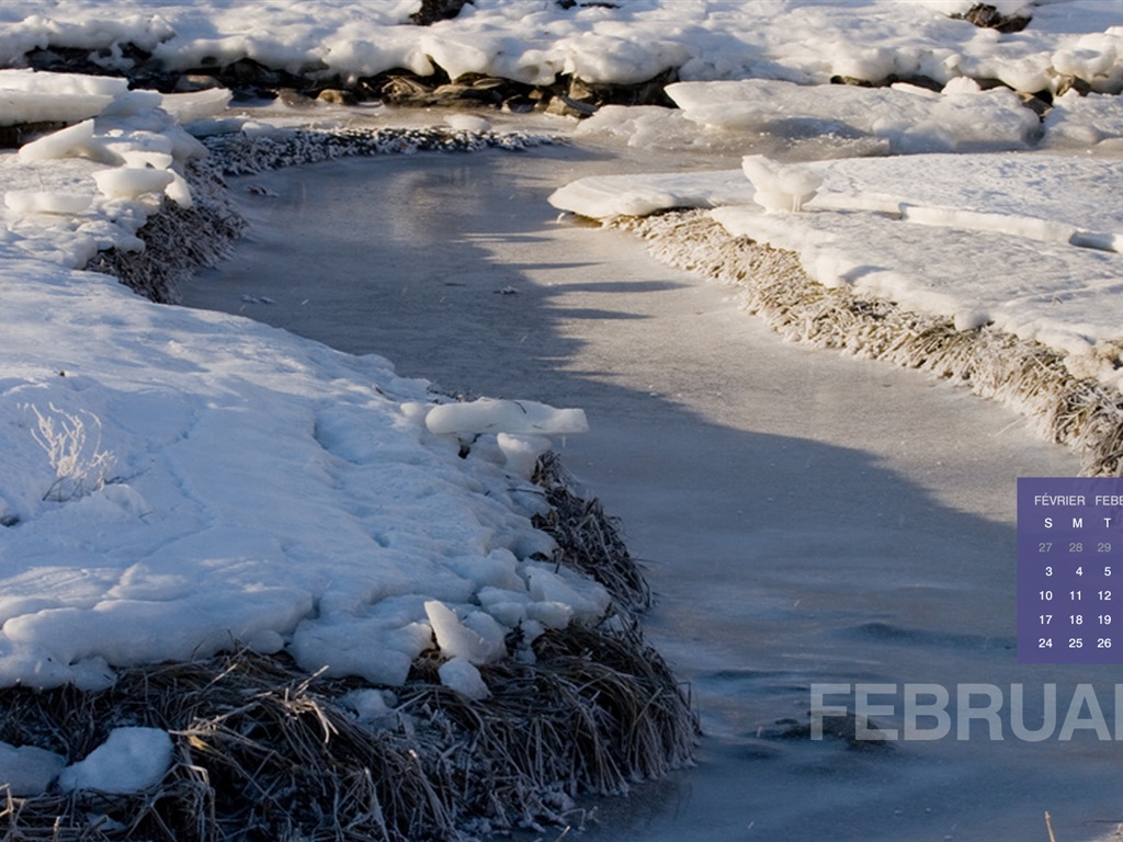 February 2013 Calendar wallpaper (1) #3 - 1024x768