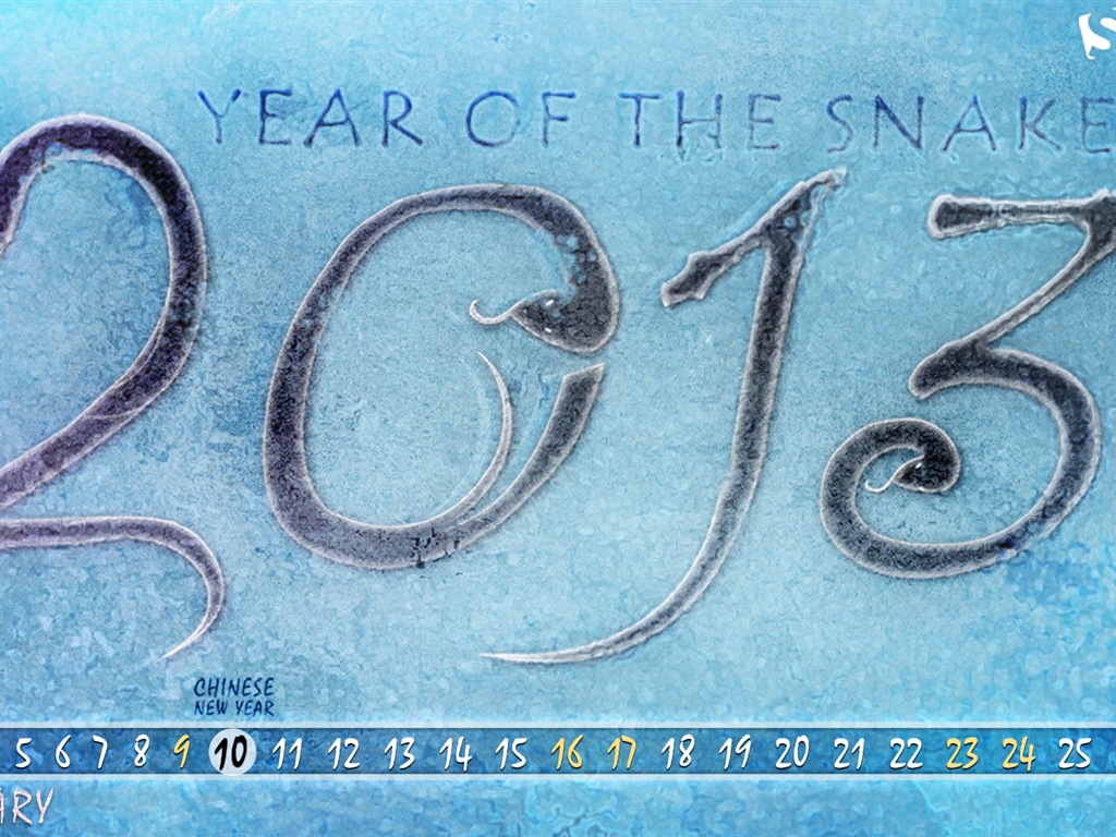 February 2013 Calendar wallpaper (2) #15 - 1024x768