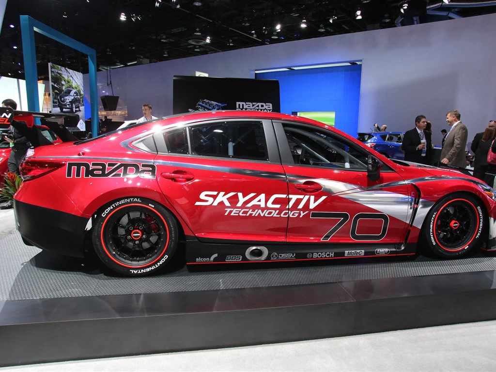 2013 Mazda 6 Skyactiv-D race car 马自达 高清壁纸2 - 1024x768