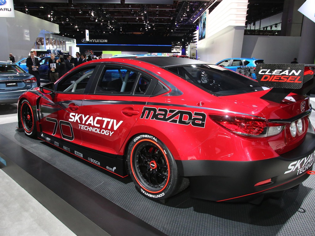 2013 Mazda 6 Skyactiv-D race car 马自达 高清壁纸3 - 1024x768