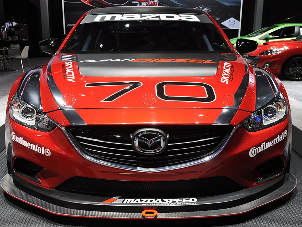 2013 Mazda 6 Skyactiv-D race car 马自达 高清壁纸5 - 1024x768