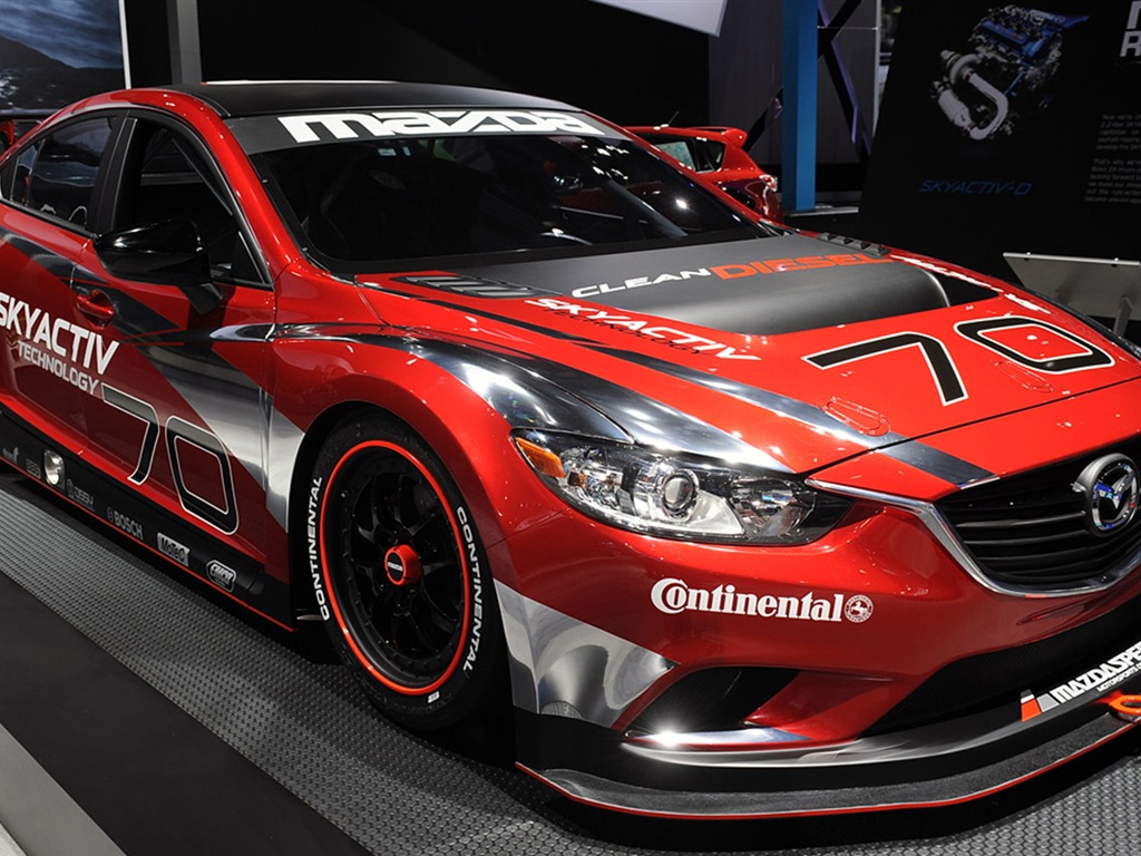 2013 Mazda 6 Skyactiv-D race car 马自达 高清壁纸6 - 1024x768