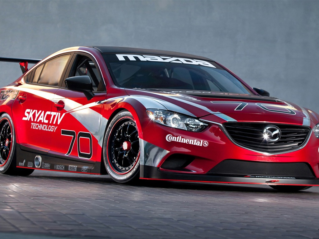 2013 Mazda SKYACTIV-D de 6 coches de carreras HD fondos de pantalla #7 - 1024x768