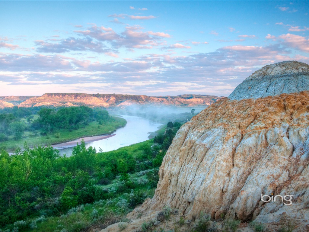 Microsoft Bing paysage humaines HD fonds d'écran #2 - 1024x768