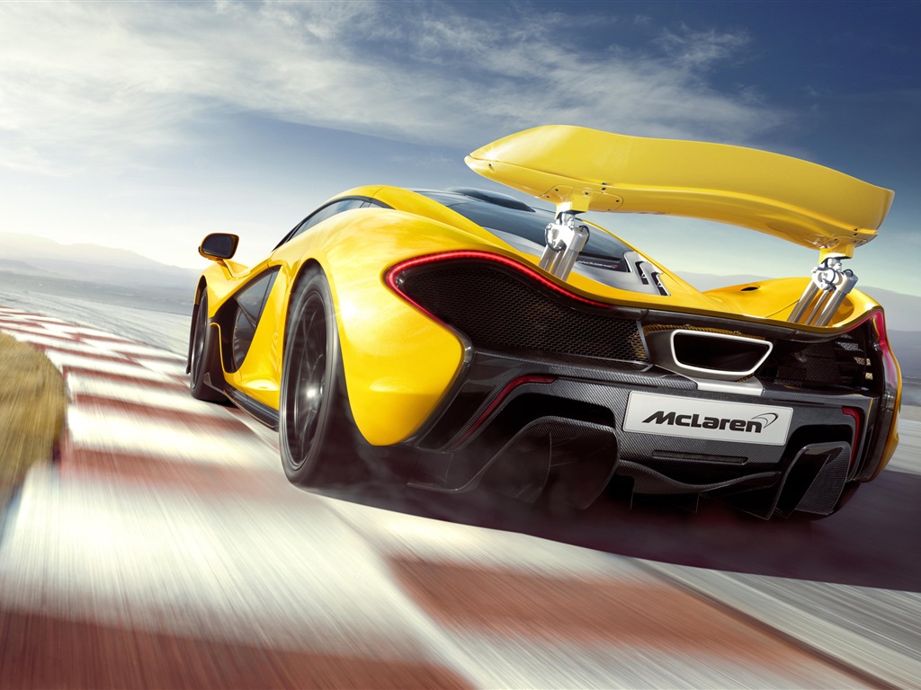 2013 McLaren P1 supercar 迈凯轮P1 超级跑车高清壁纸13 - 1024x768