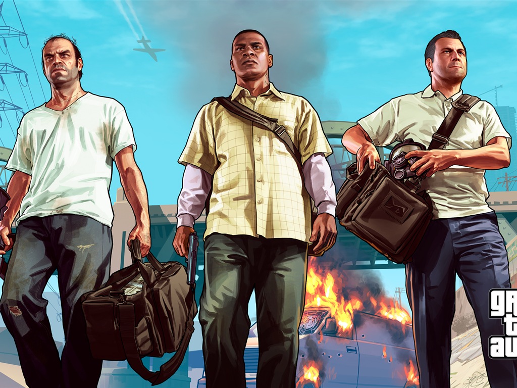 Grand Theft Auto V 俠盜獵車手5 高清遊戲壁紙 #1 - 1024x768