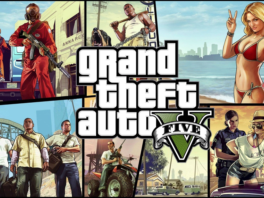 Grand Theft Auto V GTA 5 HD herní plochu #8 - 1024x768