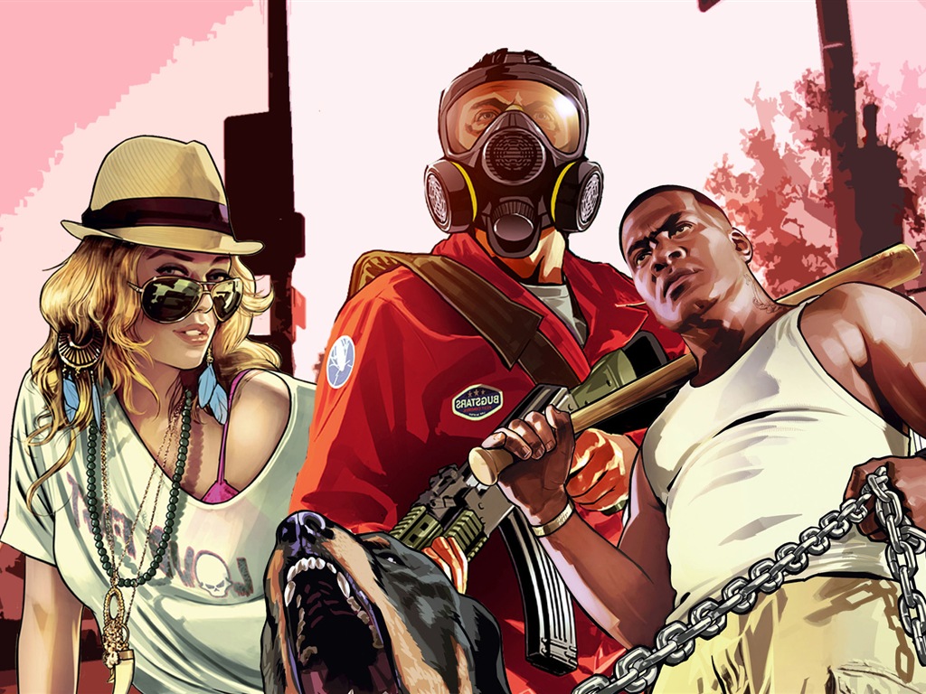 Grand Theft Auto V 俠盜獵車手5 高清遊戲壁紙 #12 - 1024x768