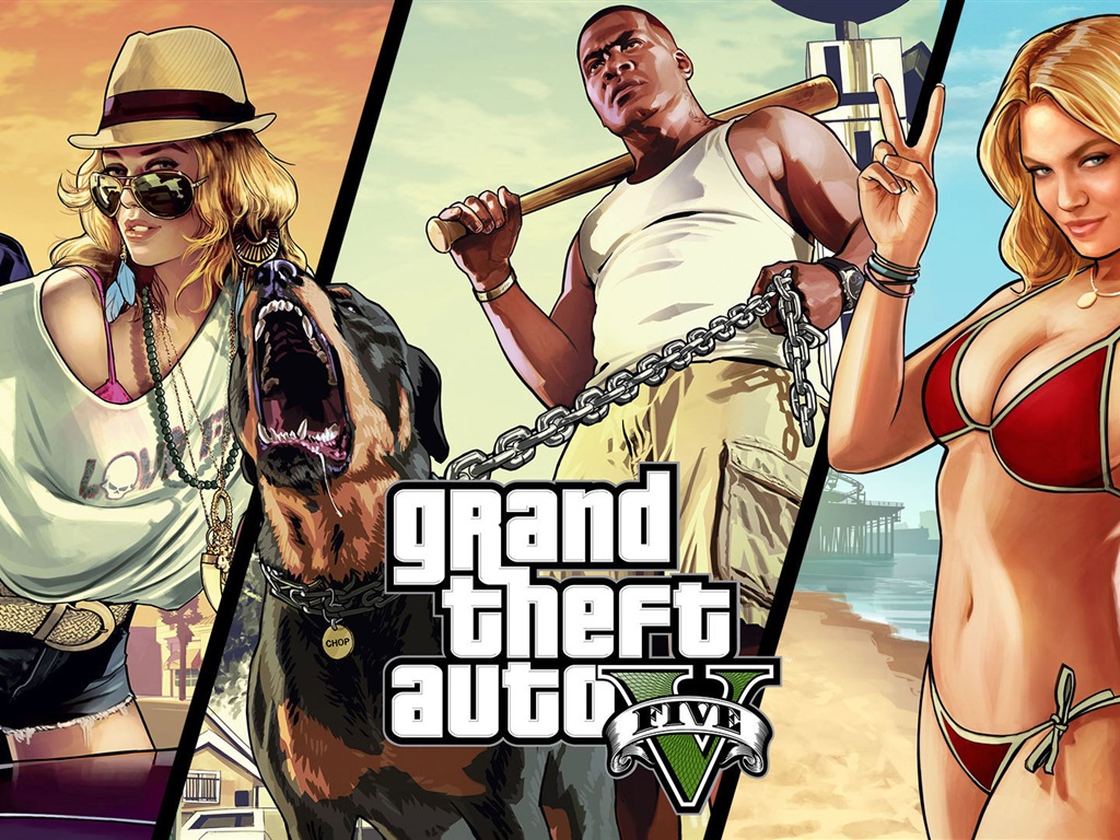 Grand Theft Auto V 俠盜獵車手5 高清遊戲壁紙 #17 - 1024x768