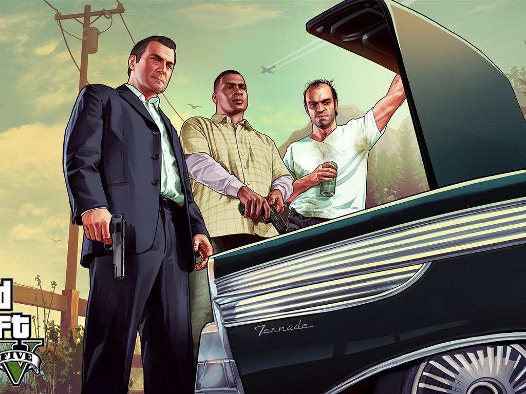 Grand Theft Auto V 俠盜獵車手5 高清遊戲壁紙 #20 - 1024x768
