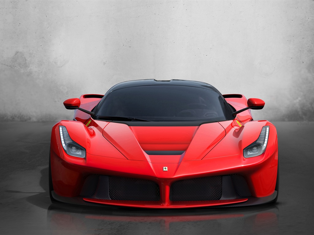 2013 Ferrari LaFerrari red supercar HD Tapety na plochu #3 - 1024x768