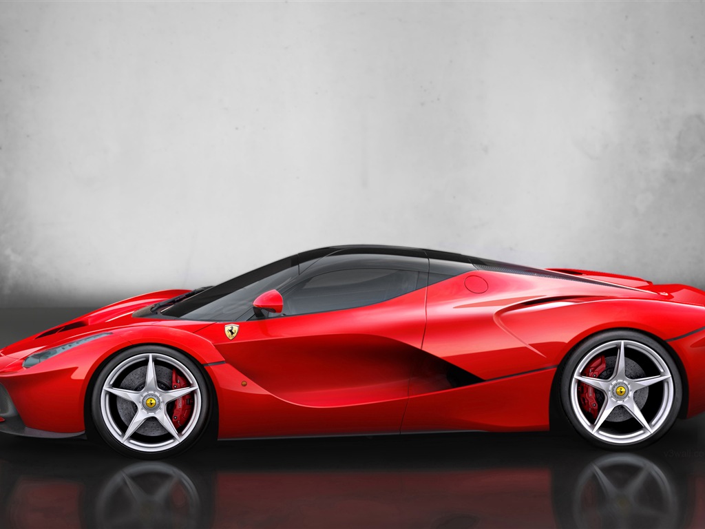 2013 Ferrari LaFerrari 法拉利LaFerrari红色超级跑车高清壁纸4 - 1024x768