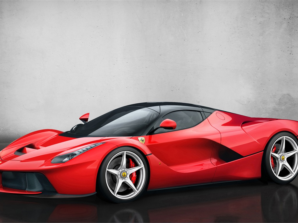 2013 Ferrari LaFerrari 法拉利LaFerrari红色超级跑车高清壁纸7 - 1024x768