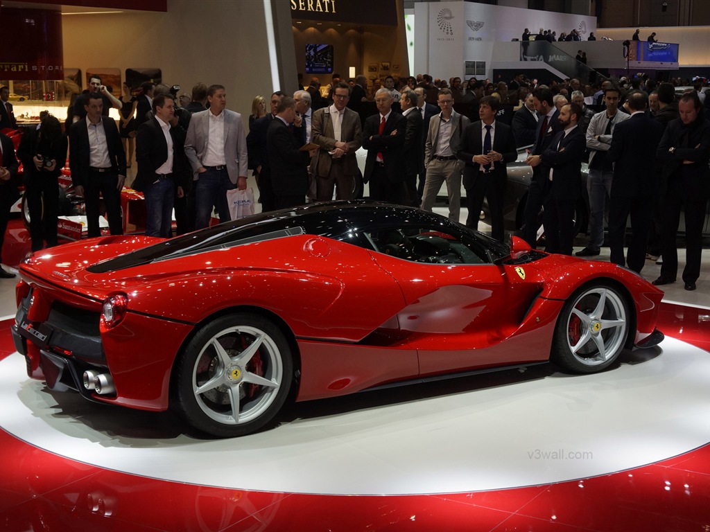 2013 Ferrari LaFerrari red supercar HD Wallpaper #14 - 1024x768