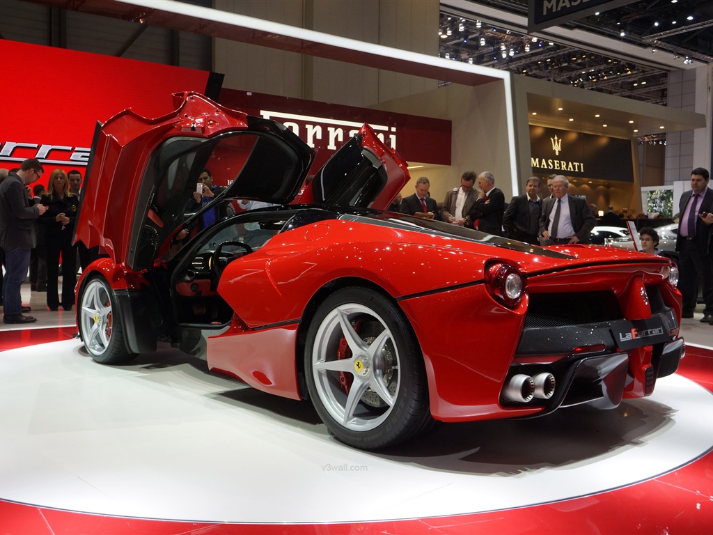 2013 Ferrari LaFerrari 法拉利LaFerrari红色超级跑车高清壁纸17 - 1024x768