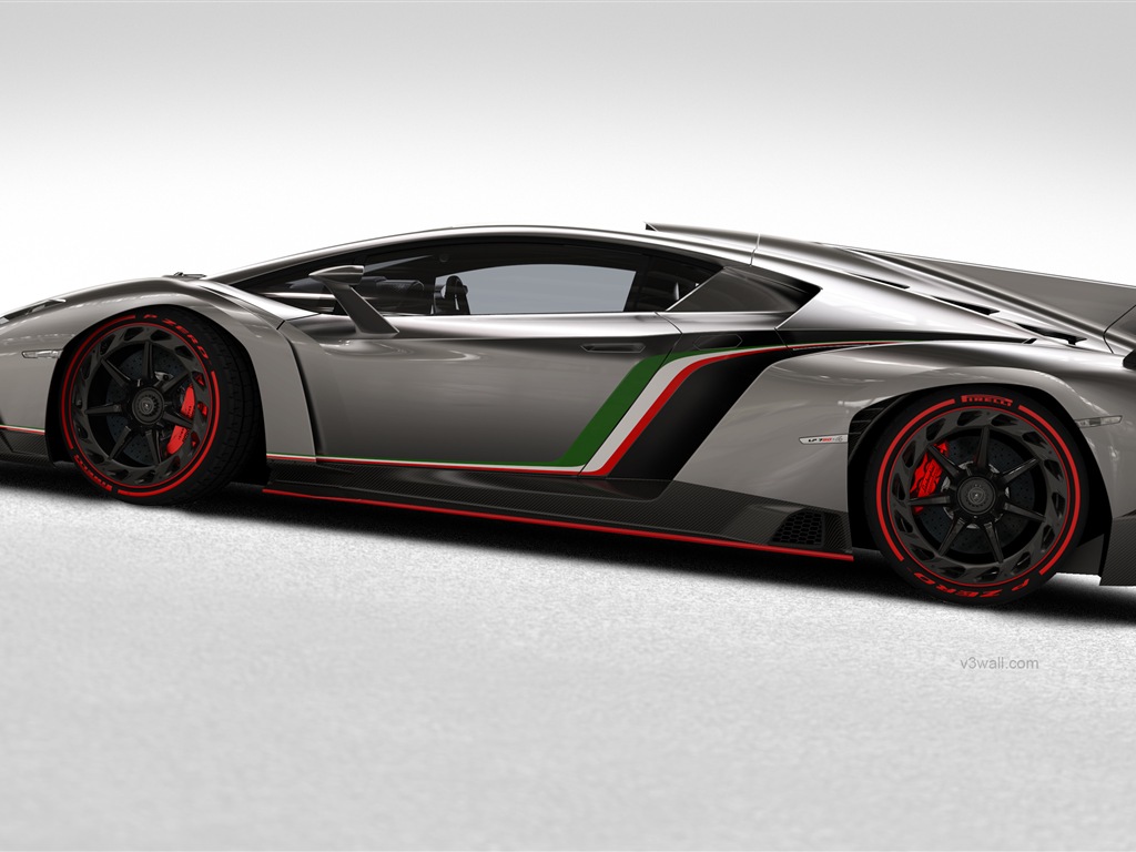 2013 람보르기니 Veneno 고급 supercar HD 배경 화면 #3 - 1024x768