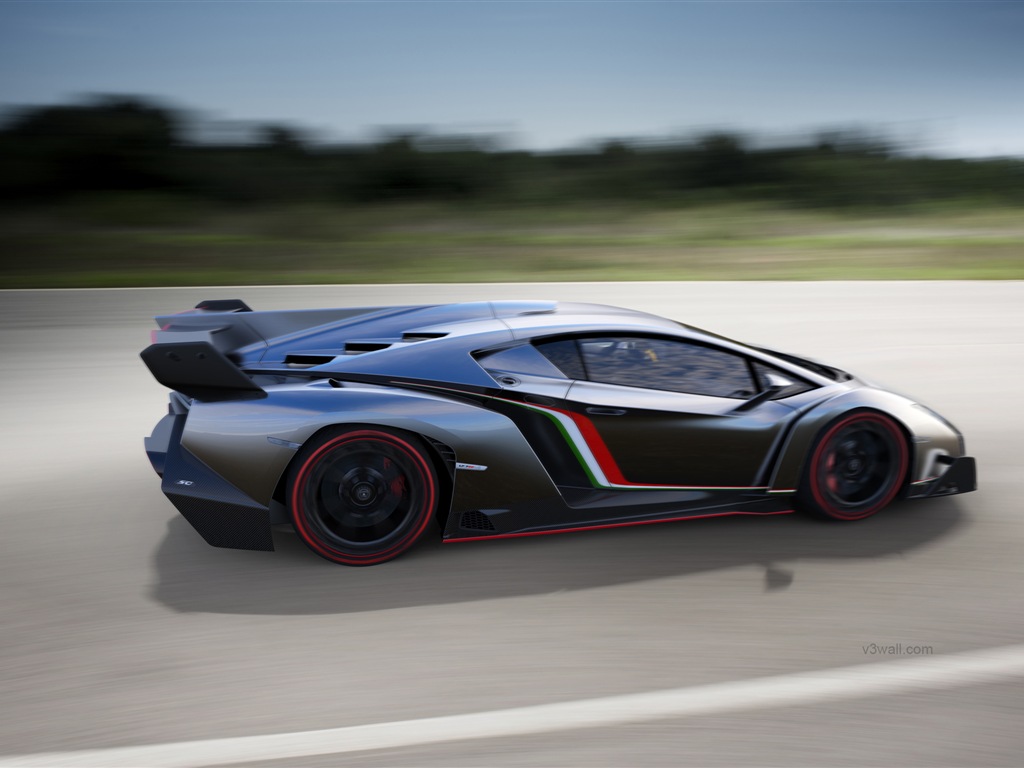 2013 Lamborghini Veneno 兰博基尼Veneno豪华超级跑车高清壁纸8 - 1024x768