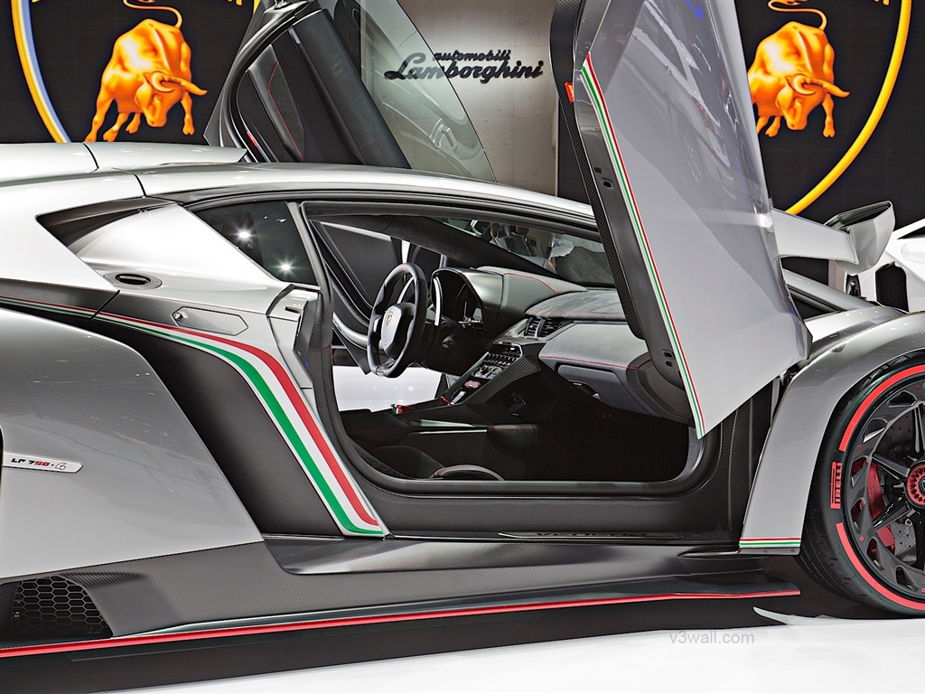 2013 Lamborghini Veneno superdeportivo de lujo HD fondos de pantalla #11 - 1024x768