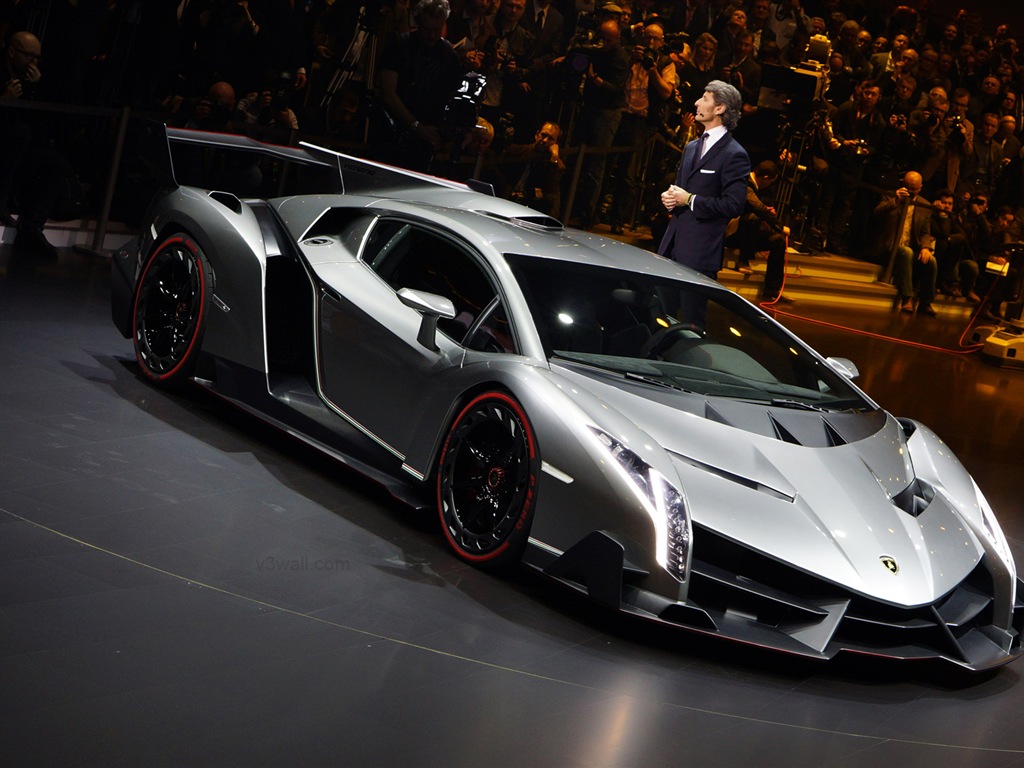 2013 Lamborghini Veneno superdeportivo de lujo HD fondos de pantalla #16 - 1024x768