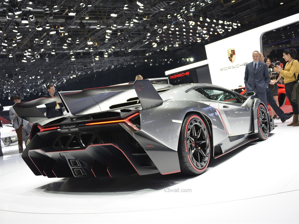 2013 람보르기니 Veneno 고급 supercar HD 배경 화면 #17 - 1024x768