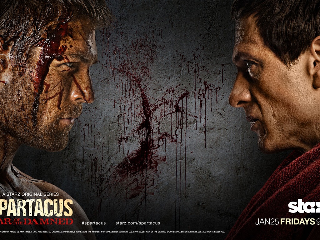 Spartacus: La Guerre des fonds d'écran HD Damned #12 - 1024x768