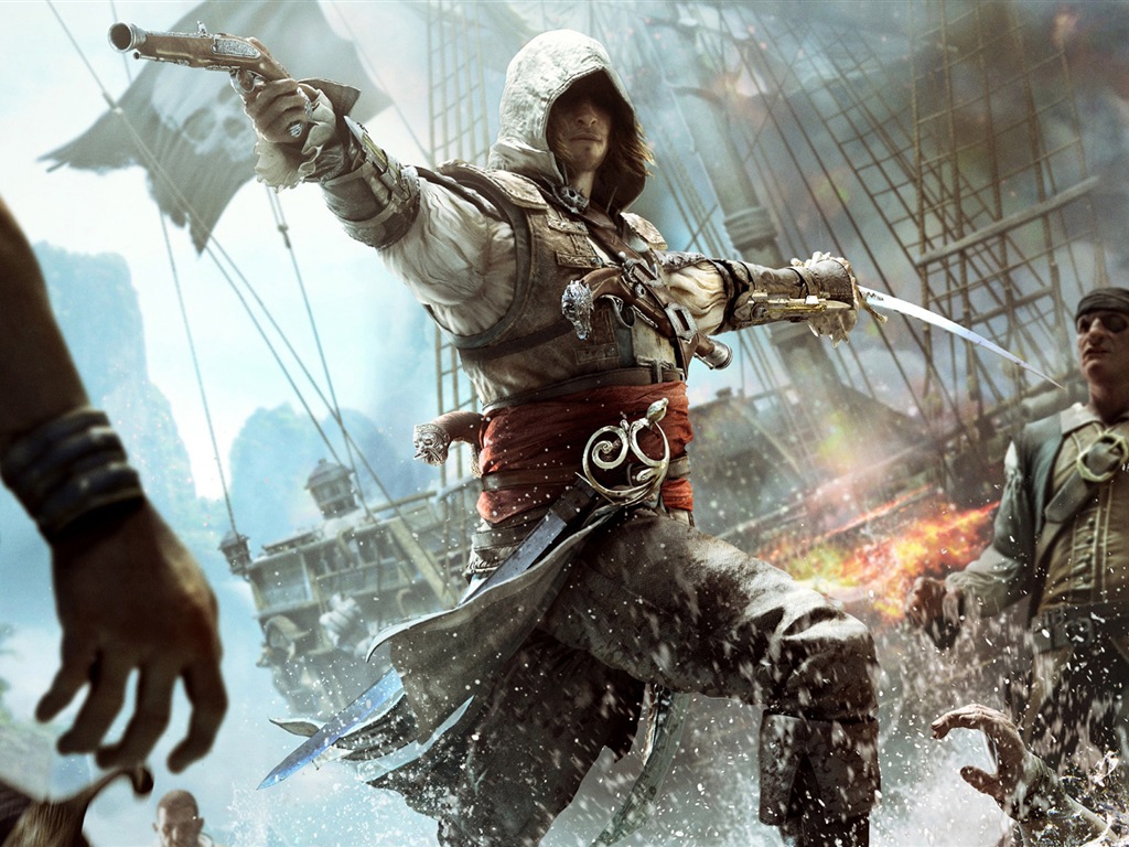Assassin's Creed IV: Black Flag 刺客信条4：黑旗 高清壁纸6 - 1024x768