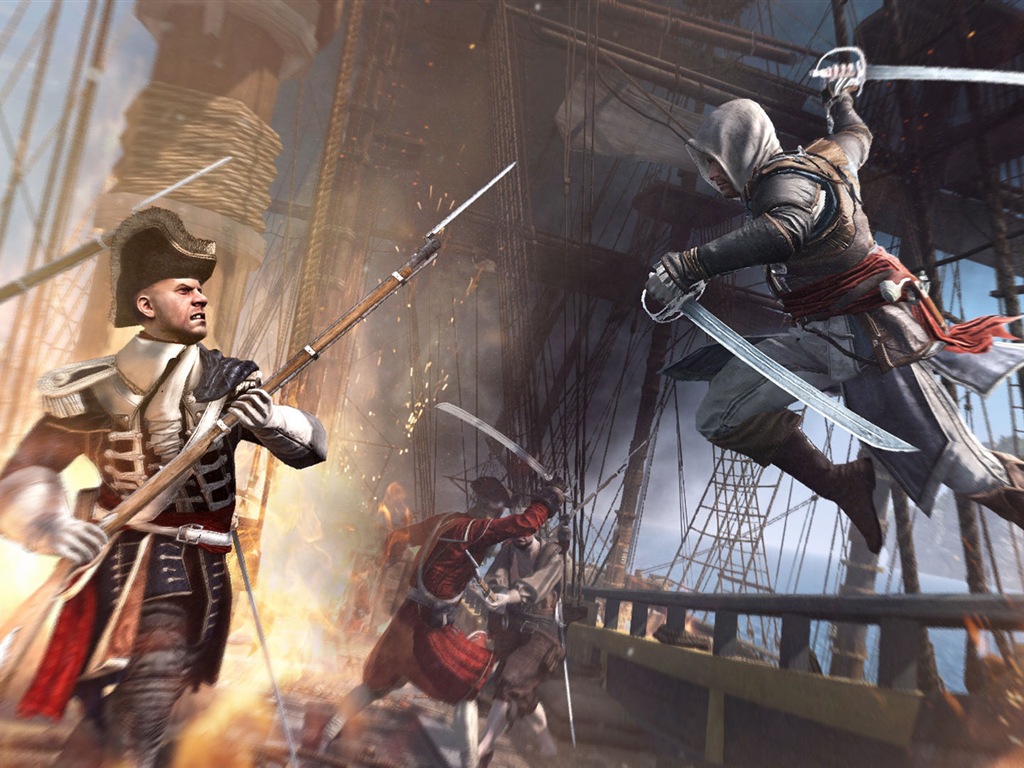 Assassin's Creed IV: Black Flag 刺客信条4：黑旗 高清壁纸12 - 1024x768