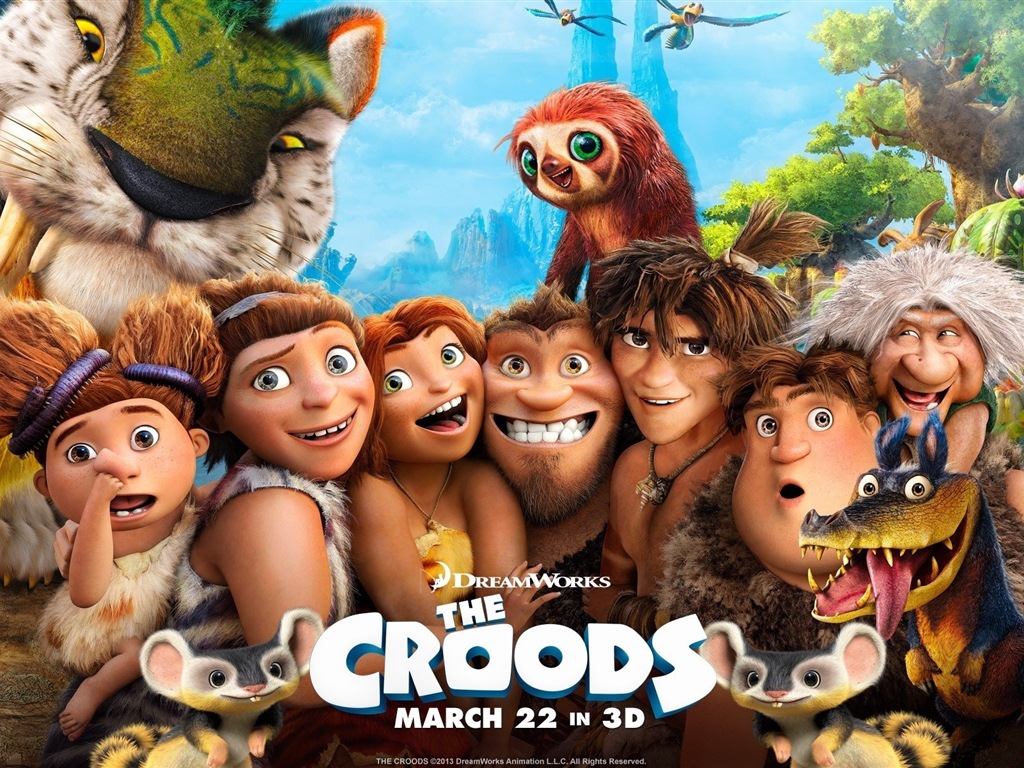 Los fondos de pantalla de alta definición de películas Croods #1 - 1024x768