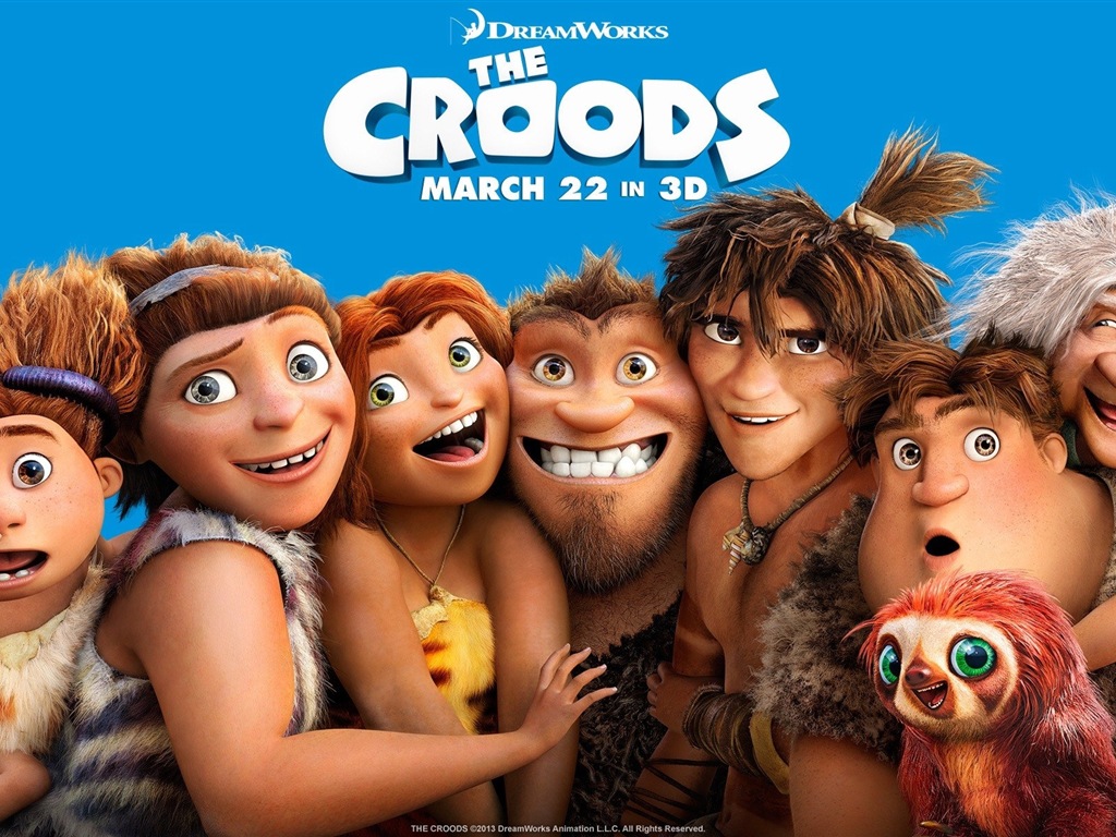 Croods HDムービーの壁紙 #3 - 1024x768