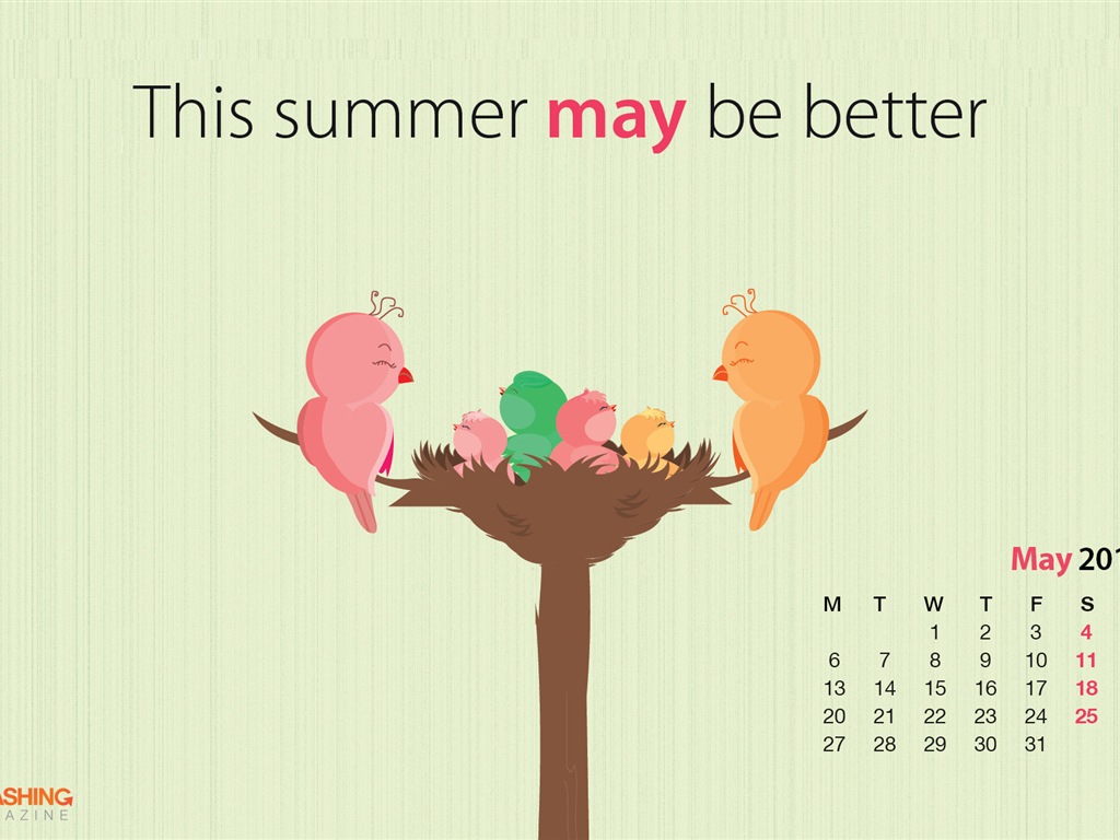 May 2013 calendar wallpaper (1) #9 - 1024x768