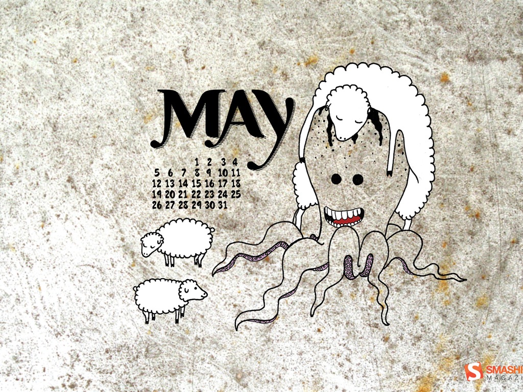 May 2013 calendar wallpaper (2) #7 - 1024x768