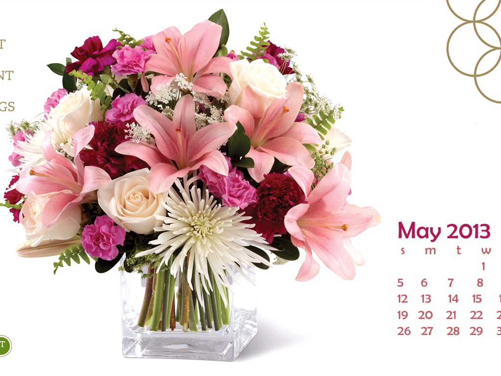 Mayo 2013 fondos de escritorio calendario (2) #22 - 1024x768