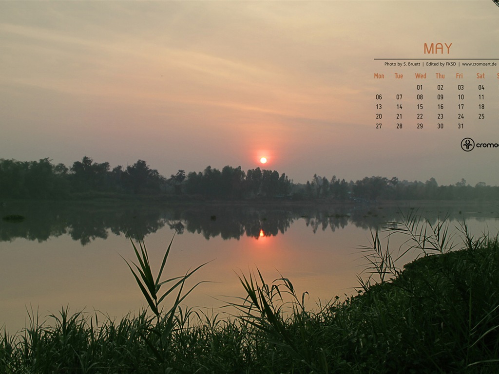 2013年5月 月曆壁紙(二) #24 - 1024x768