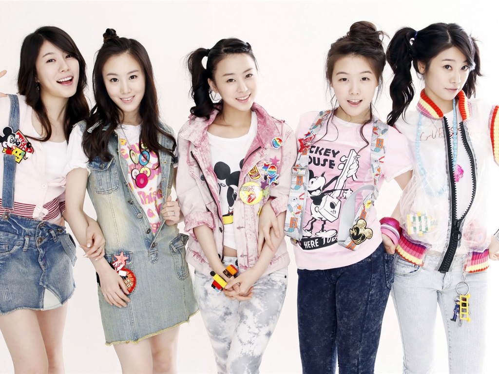 Dívčí Den Korea pop music dívky tapety #16 - 1024x768