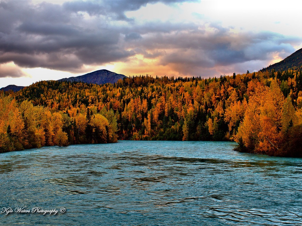 Windows 8 theme wallpaper: Alaska Scenery #1 - 1024x768