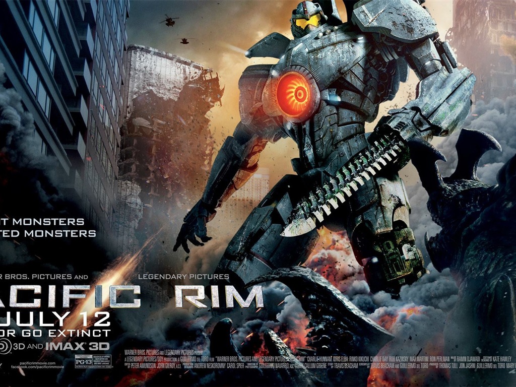 Pacific Rim 2013 fondos de pantalla de películas HD #21 - 1024x768