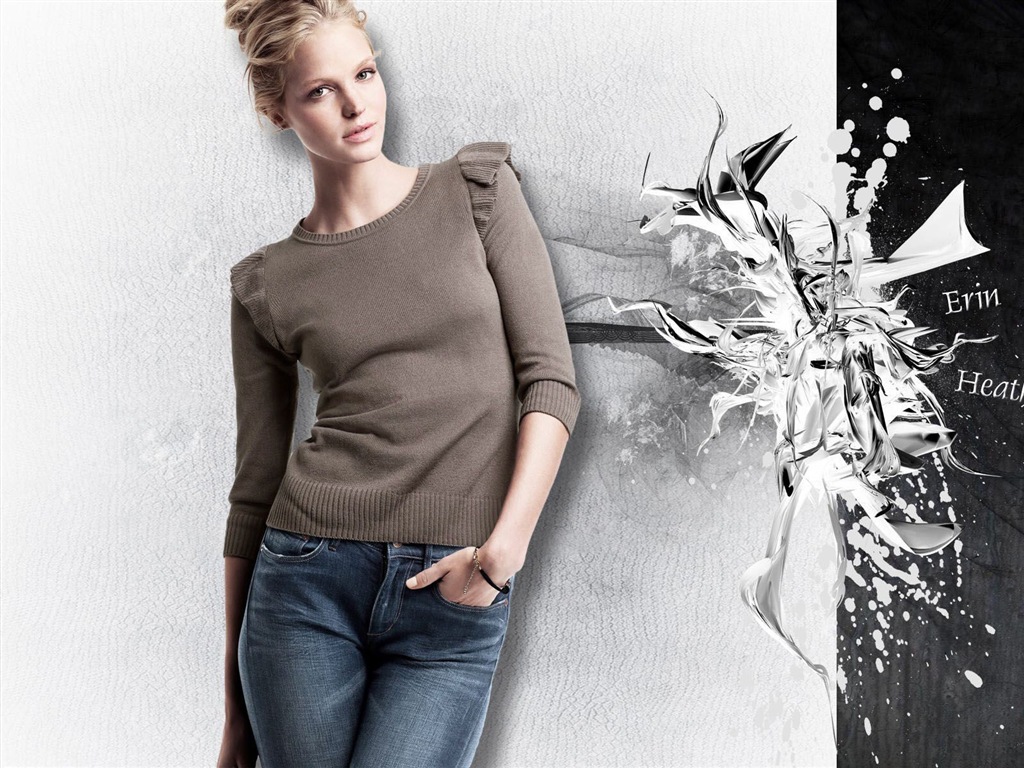 Erin Heatherton 艾琳·希瑟頓 美女壁紙 #5 - 1024x768