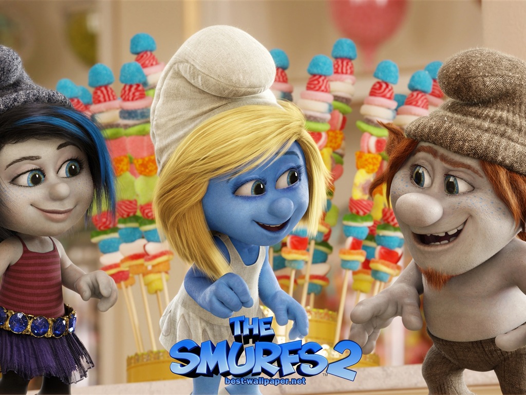The Smurfs 2 藍精靈2 高清電影壁紙 #5 - 1024x768