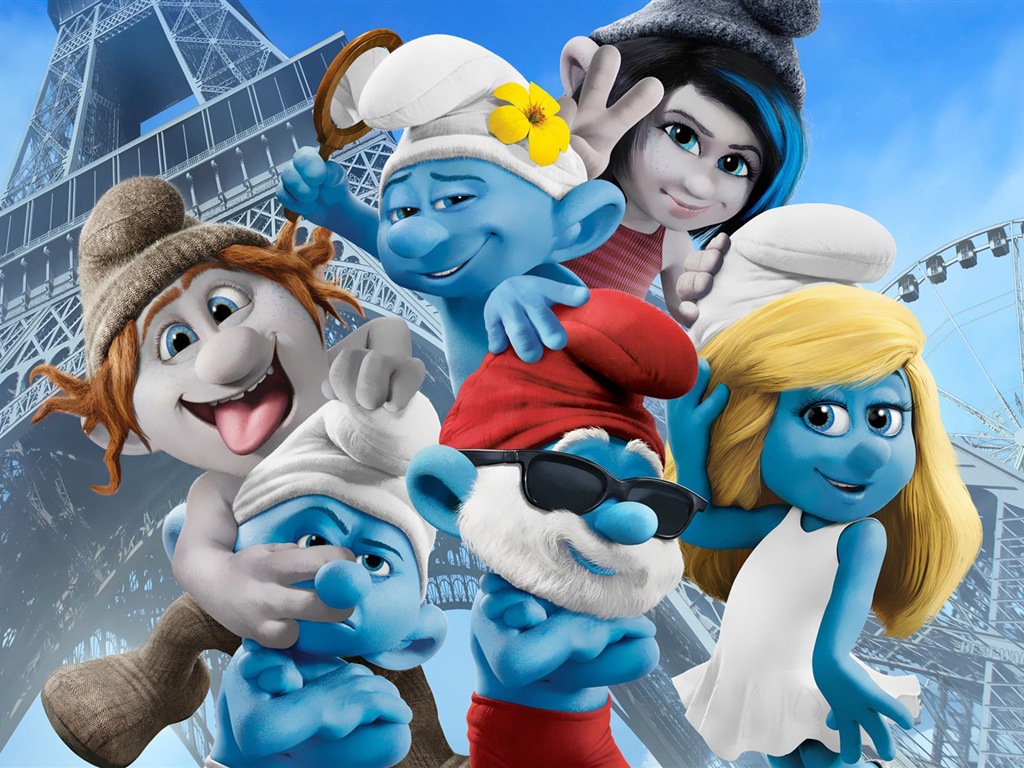 The Smurfs 2 藍精靈2 高清電影壁紙 #7 - 1024x768