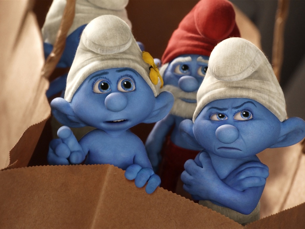 The Smurfs 2 蓝精灵2 高清电影壁纸12 - 1024x768