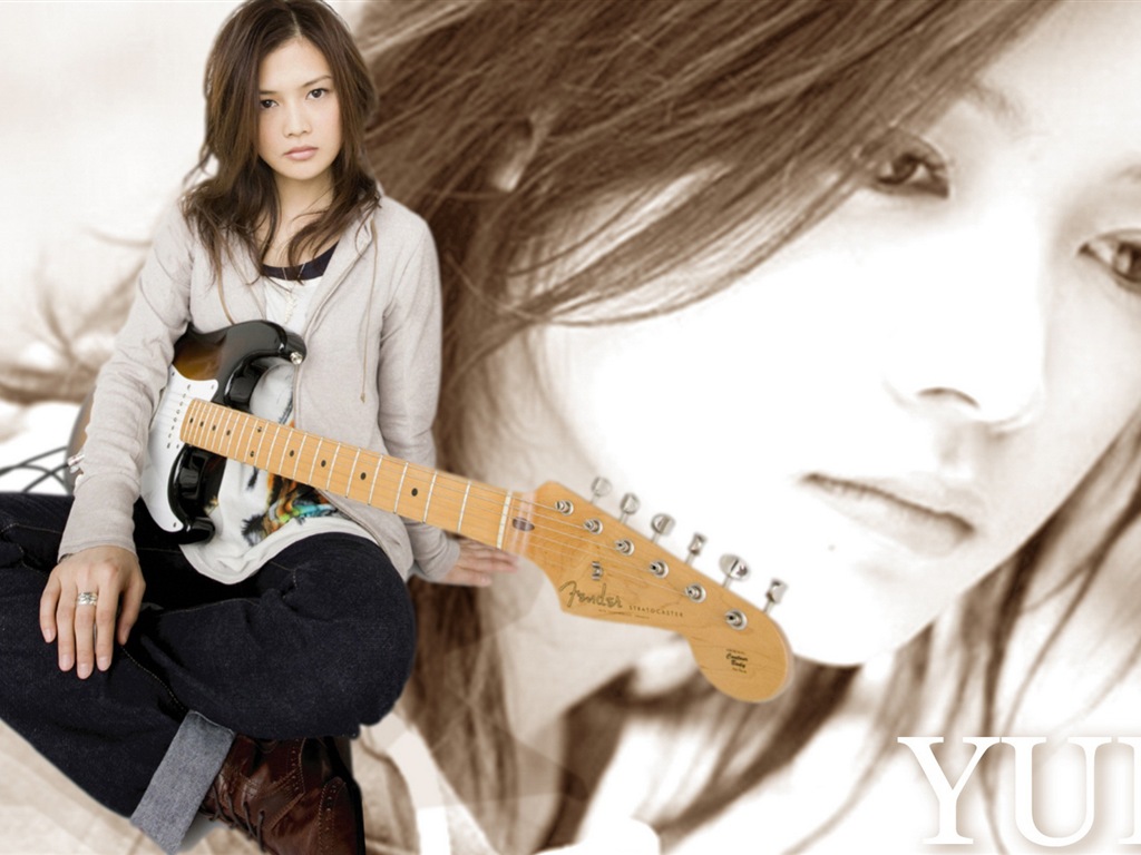 Japanese singer Yoshioka Yui HD wallpapers #12 - 1024x768