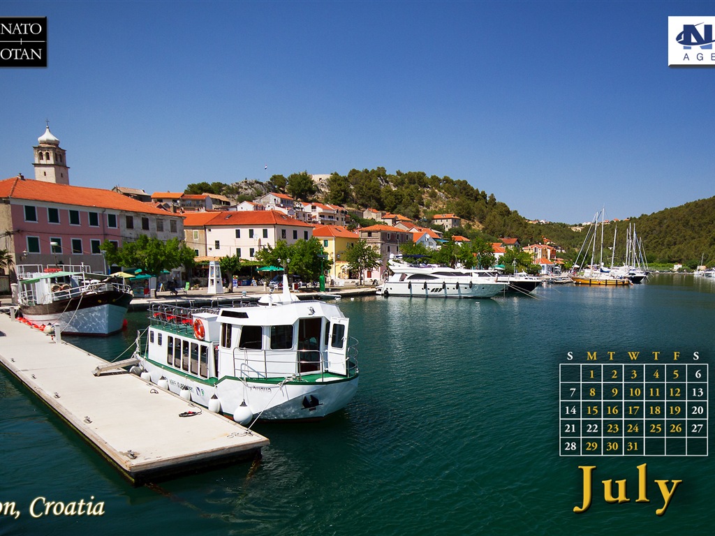 Juli 2013 Kalender Wallpaper (1) #2 - 1024x768