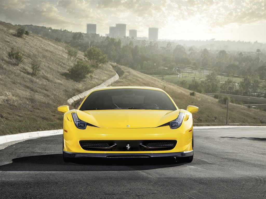 2013 Ferrari 458 Italia with 458-V 法拉利 高清壁纸3 - 1024x768