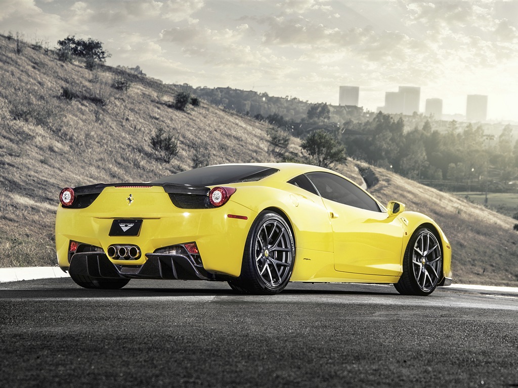 2013 Ferrari 458 Italia with 458-V 法拉利 高清壁纸6 - 1024x768