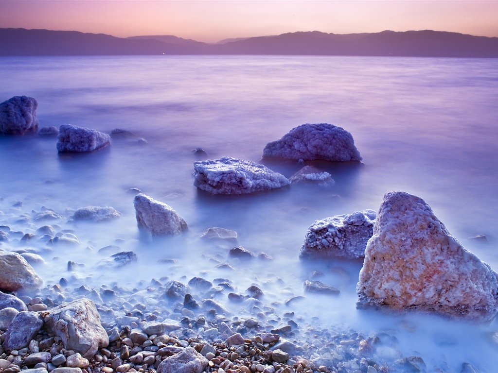 Dead Sea 死海美景 高清壁紙 #1 - 1024x768