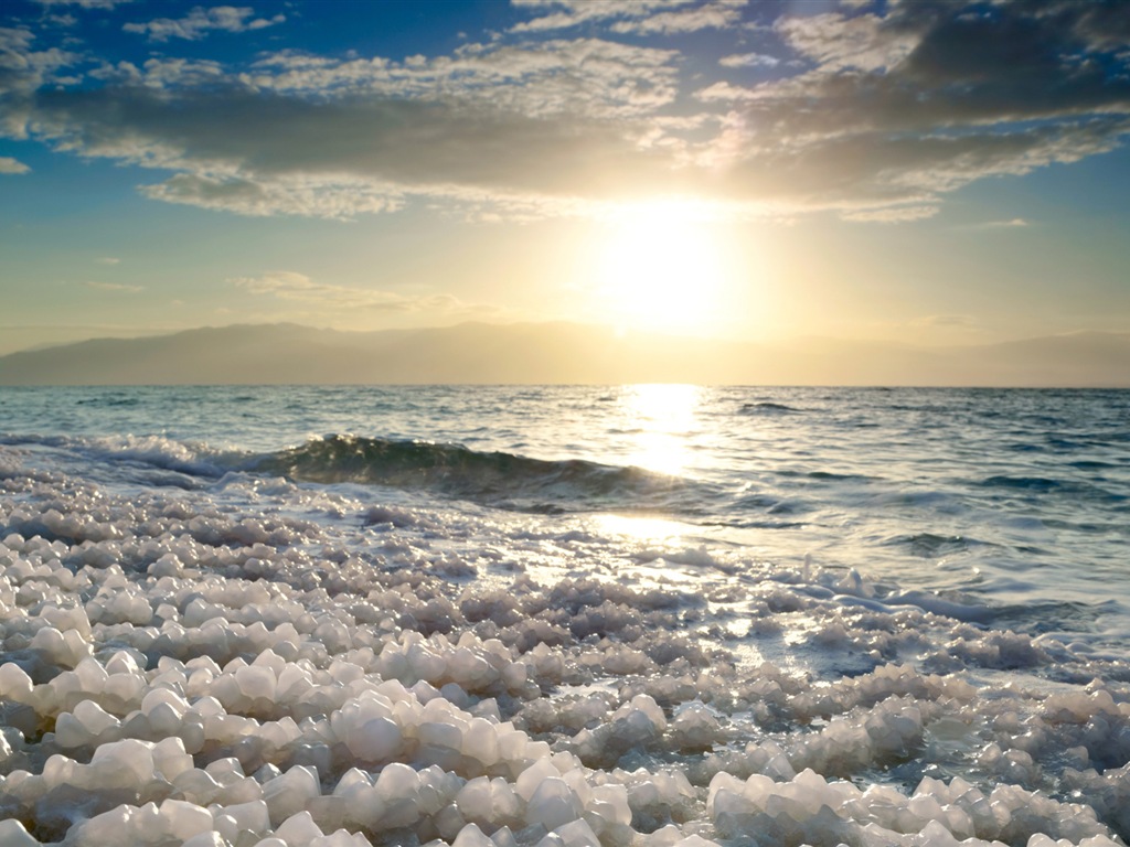 Dead Sea beautiful scenery HD wallpapers #5 - 1024x768