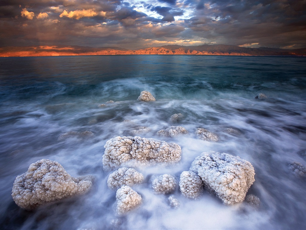 Dead Sea 死海美景 高清壁紙 #9 - 1024x768