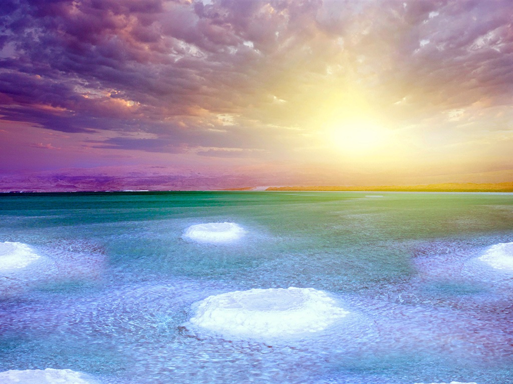 Dead Sea beautiful scenery HD wallpapers #17 - 1024x768